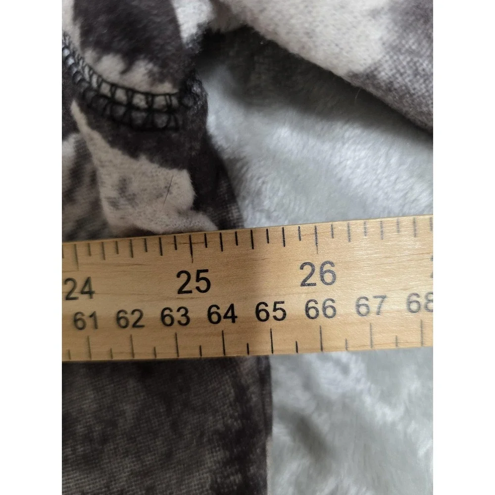 PacSun Scenic Polar Full Zip Sweater Woodlands Pattern Lightweight Hiking Jacket